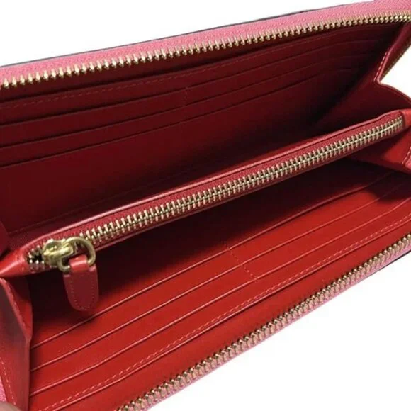 CHRISTIAN LOUBOUTIN Panettone - Pink Leather Plastic Long Wallet - Picture 3 of 7